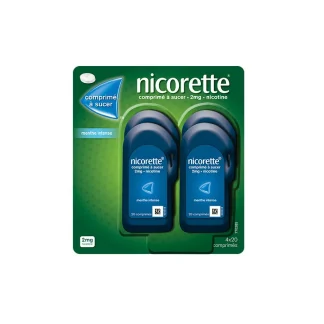 Nicorette 2mg Menthe Intense 4X20 comprimés à sucer