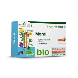 3 Chênes Phyto Aromicell'R Moral Bio 20 ampoules