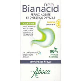 Aboca NeoBianacid Citron 14 comprimés à sucer