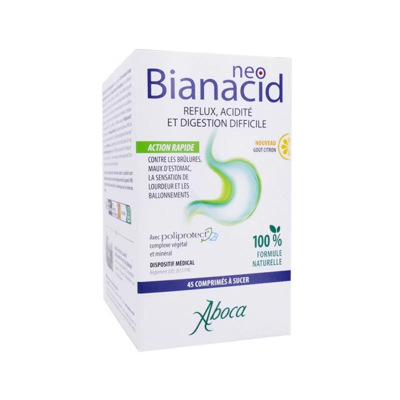 Aboca NeoBianacid Citron 45 comprimés à sucer