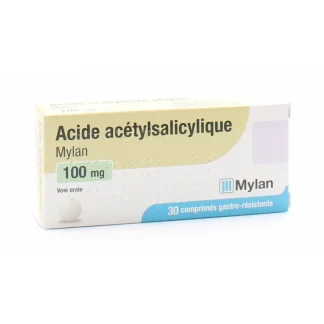 Acide Acétylsalicylique Mylan 100mg 30 comprimés