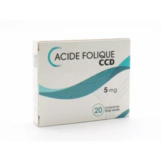 Acide Folique CCD 5mg 20 comprimés