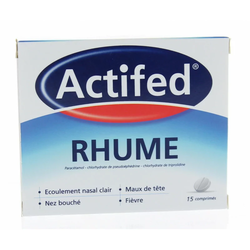 Actifed Rhume 15 comprimés