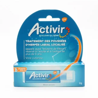 Activir Aciclovir 5% Crème Pompe Doseuse