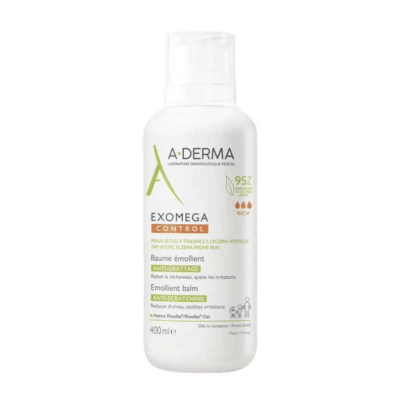 A-Derma Exomega Control Baume Émollient 400ml