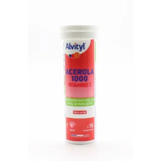 Alvityl Acerola 1000 Vitamine C Goût Cerise X15