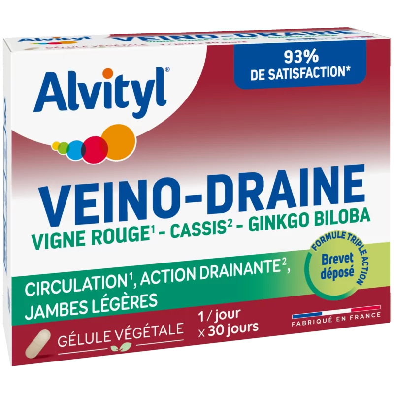 Alvityl Veino-Draine 30 gélules