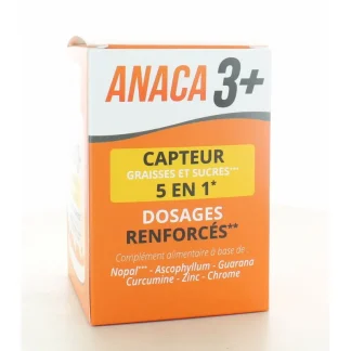 Anaca3+ Capteur Graisses et Sucres 5en1 120 gélules