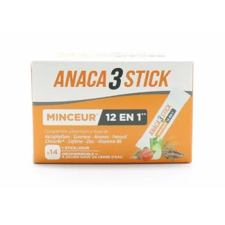 Anaca3 Stick Minceur 12en1 14 sticks