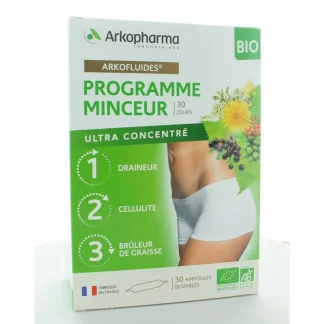 Arkopharma Arkofluides Bio Programme Minceur 30 ampoules