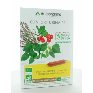 Arkopharma Arkofluides Bio Confort Urinaire 20 ampoules