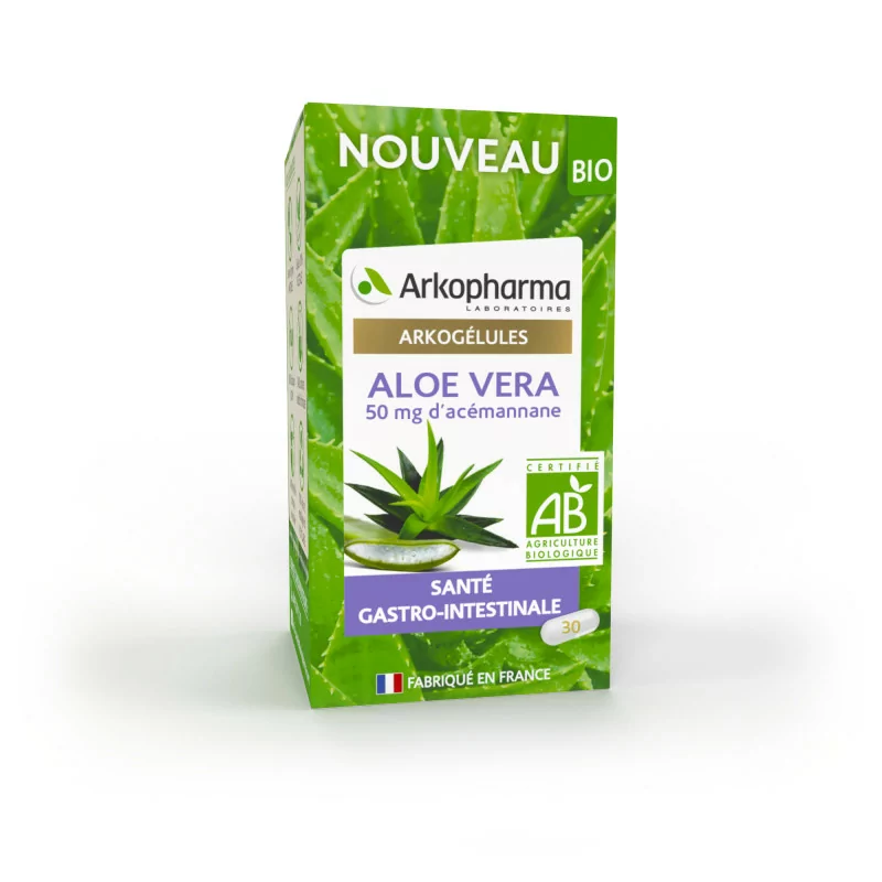 Arkopharma Arkogélules Aloe Vera Bio 30 gélules
