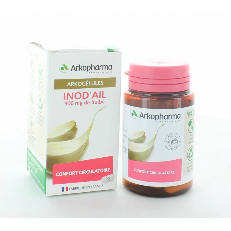 Arkopharma Arkogélules Inod'Ail 45 gélules