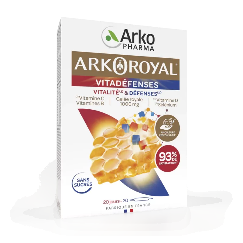 Arkopharma Arkoroyal Vitadéfenses 20 ampoules
