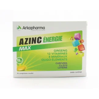 Arkopharma Azinc Energie Max 15 comprimés