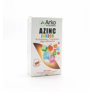 Arkopharma Azinc Junior Goût Cola 30 comprimés à croquer