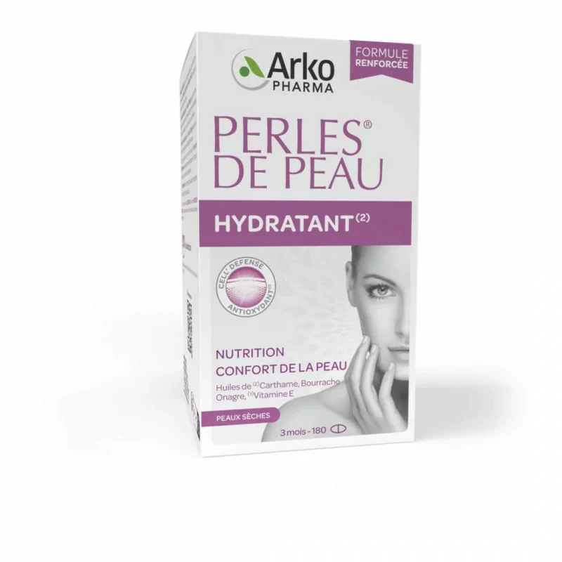 Arkopharma Perles de Peau Hydratant 180 capsules