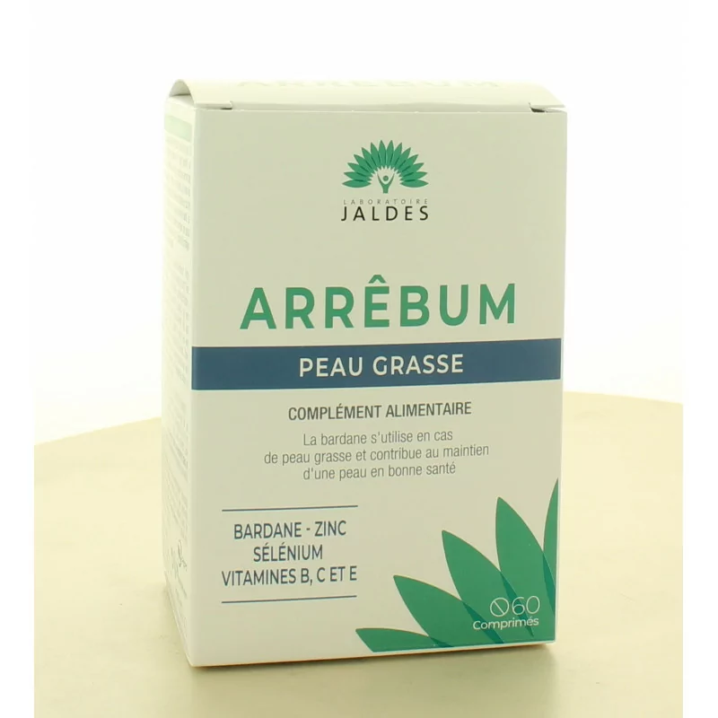 Arrêbum Peau Grasse 60 comprimés