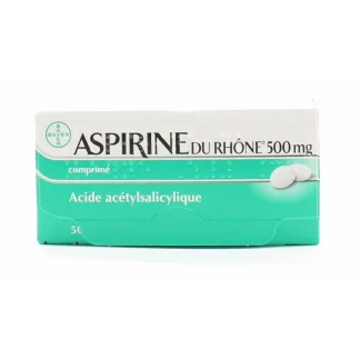 Aspirine du Rhône 500mg 50 comprimés