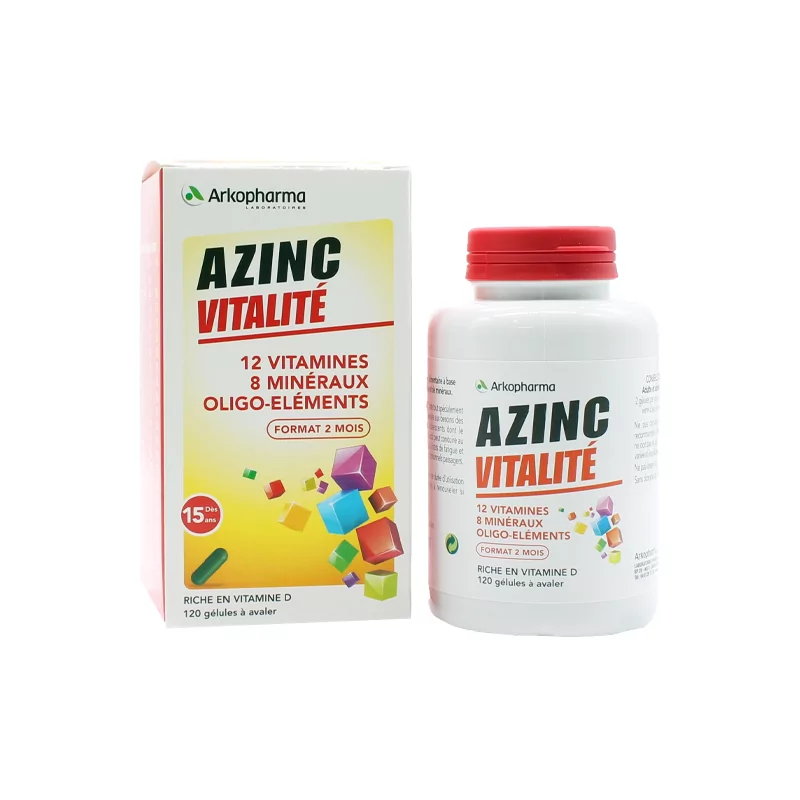 Arkopharma Azinc Vitalité 120 gélules
