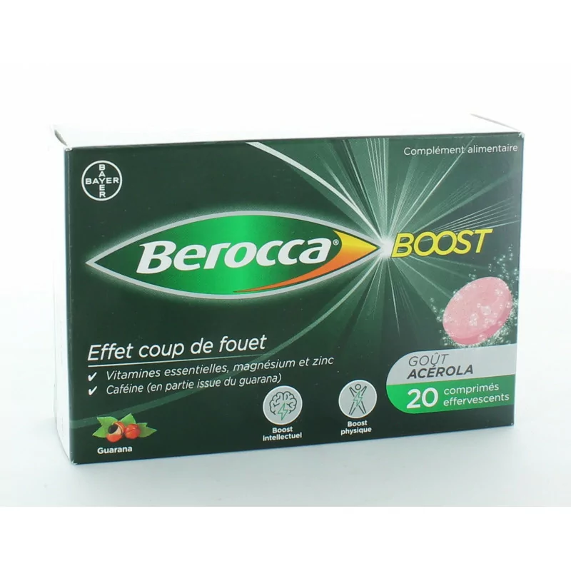 Berocca Boost 20 comprimés effervescents