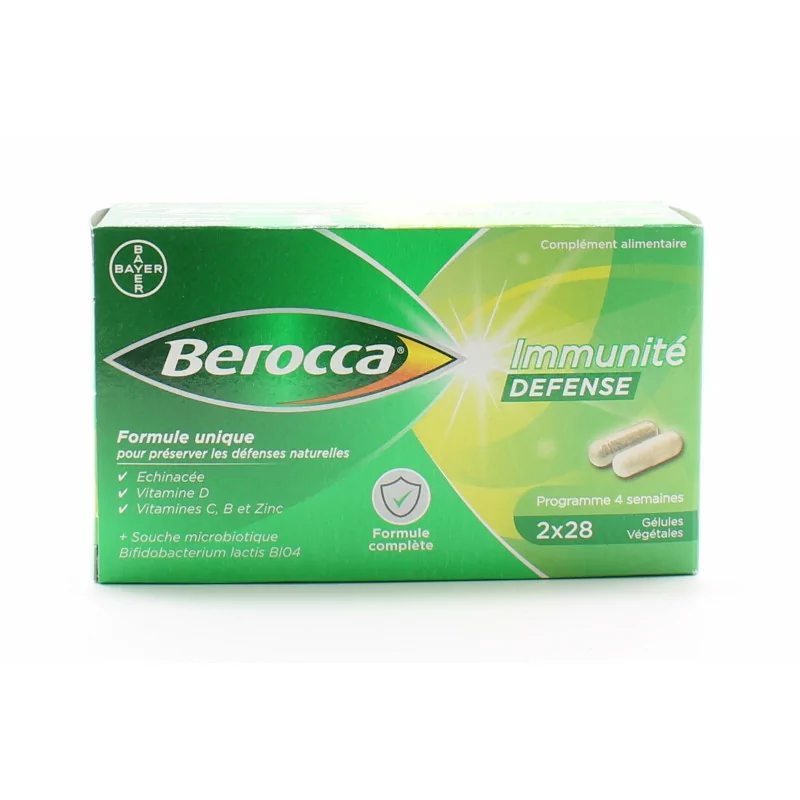 Berocca Immunité Défense 2X28 gélules végétales