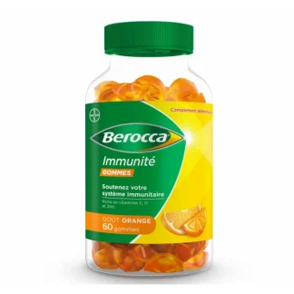 Berocca Immunité Goût Orange 60 gommes