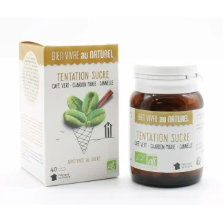 Bien Vivre au Naturel Tentation Sucre 40 gélules