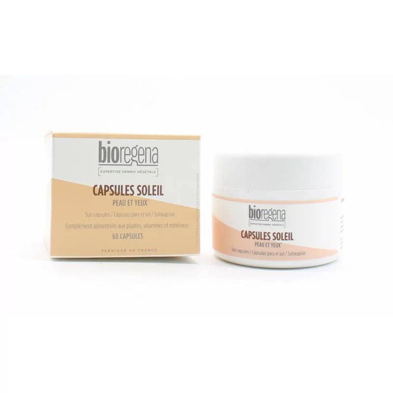 Bioregena Capsules Soleil Peau et Yeux 60 capsules