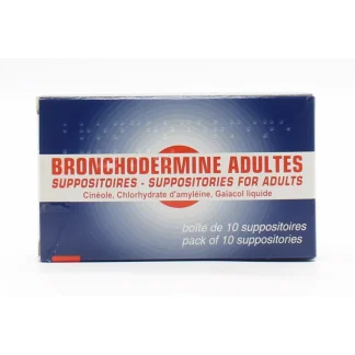 Bronchodermine Adultes 10 suppositoires