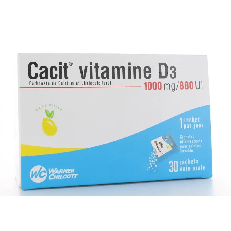 Cacit Vitamine D3 1000mg/880UI 30 sachets