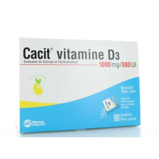 Cacit Vitamine D3 1000mg/880UI 90 sachets