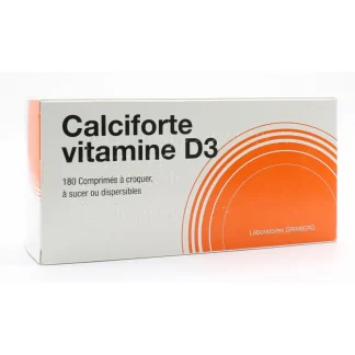 Calciforte Vitamine D3 180 comprimés