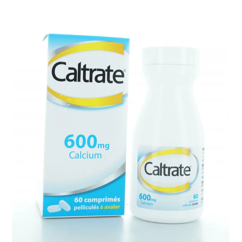 Caltrate 600mg Calcium 60 comprimés