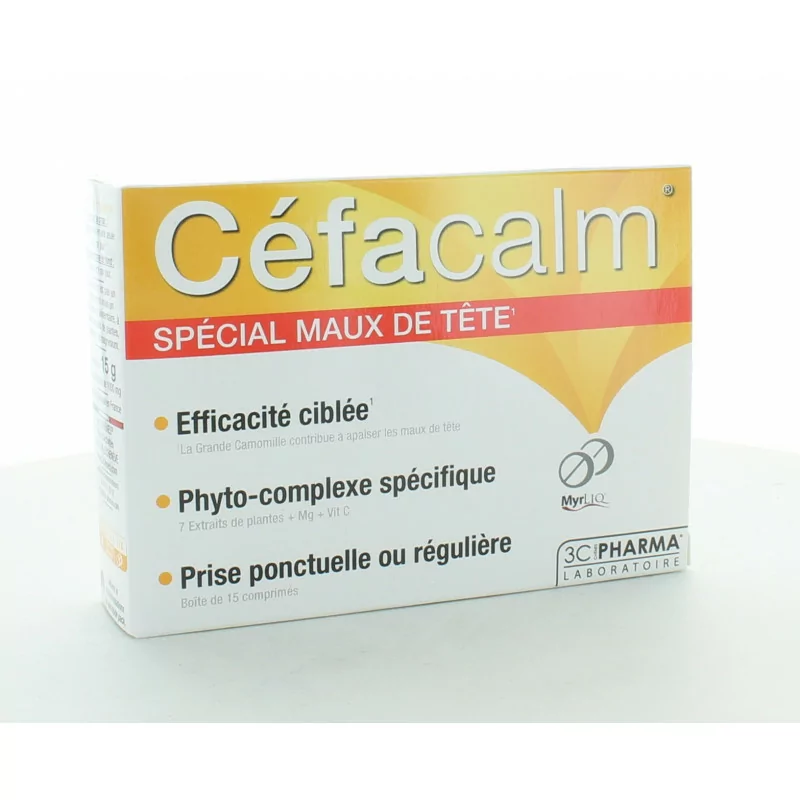 Céfacalm Spécial Maux de Tête 15 comprimés
