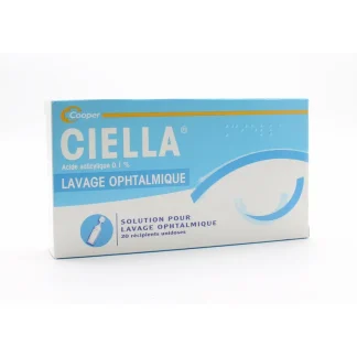 Ciella 0,1% Lavage Ophtalmique 20 récipients unidoses