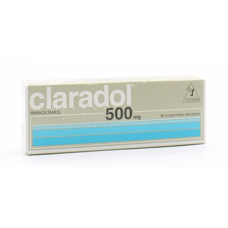 Claradol 500mg 16 comprimés sécables