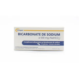Cooper Bicarbonate de Sodium à 500mg (NaHCO3) 50 gélules