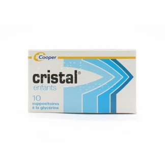 Cooper Cristal Enfants 10 suppositoires à la glycérine