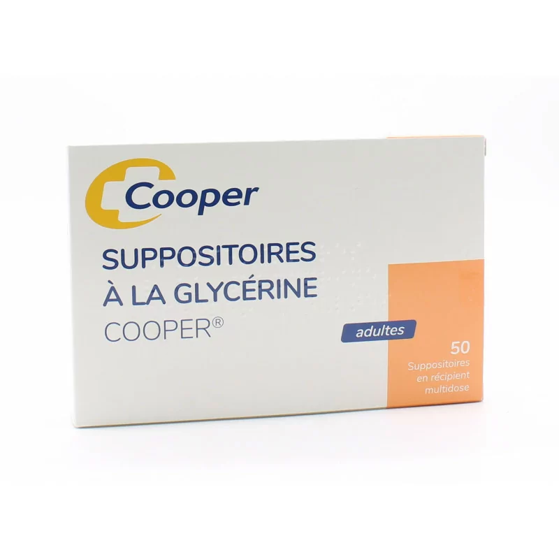 Cooper Suppositoires à la Glycérine Adultes X50