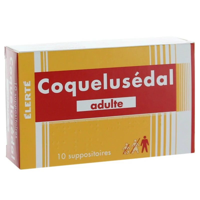 Coquelusédal 10 suppositoires