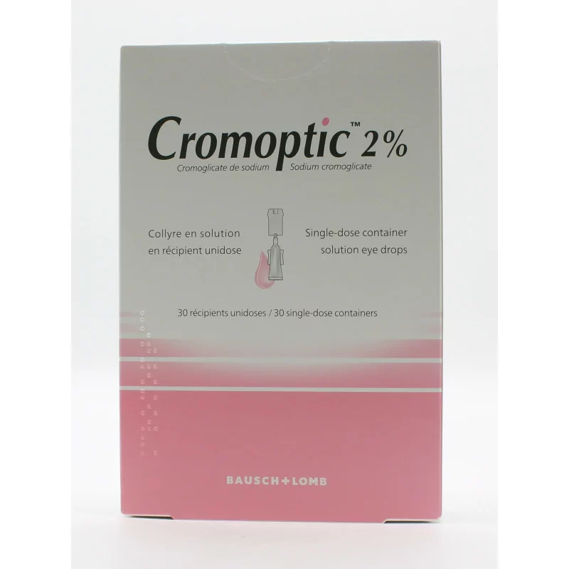 Cromoptic 2% 30 récipients unidoses