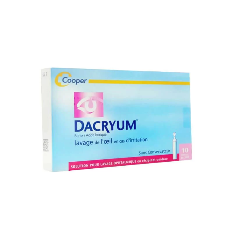 Dacryum Solution pour Lavage Oculaire 10X5ml