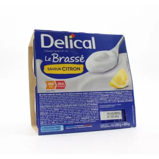 Delical Le Brassé Saveur Citron 4X200g