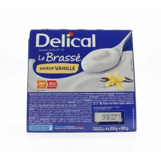 Delical Le Brassé Saveur Vanille 4X200g