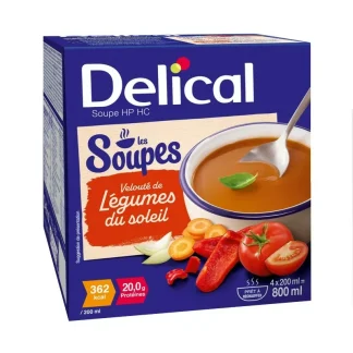 Delical Soupe HP HC Légumes du Soleil 4X200ml