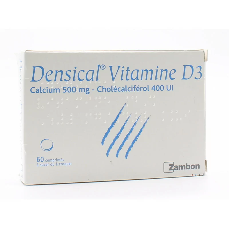 Densical Vitamine D3 500mg/400UI 60 comprimés