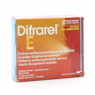 Difrarel E 24 comprimés