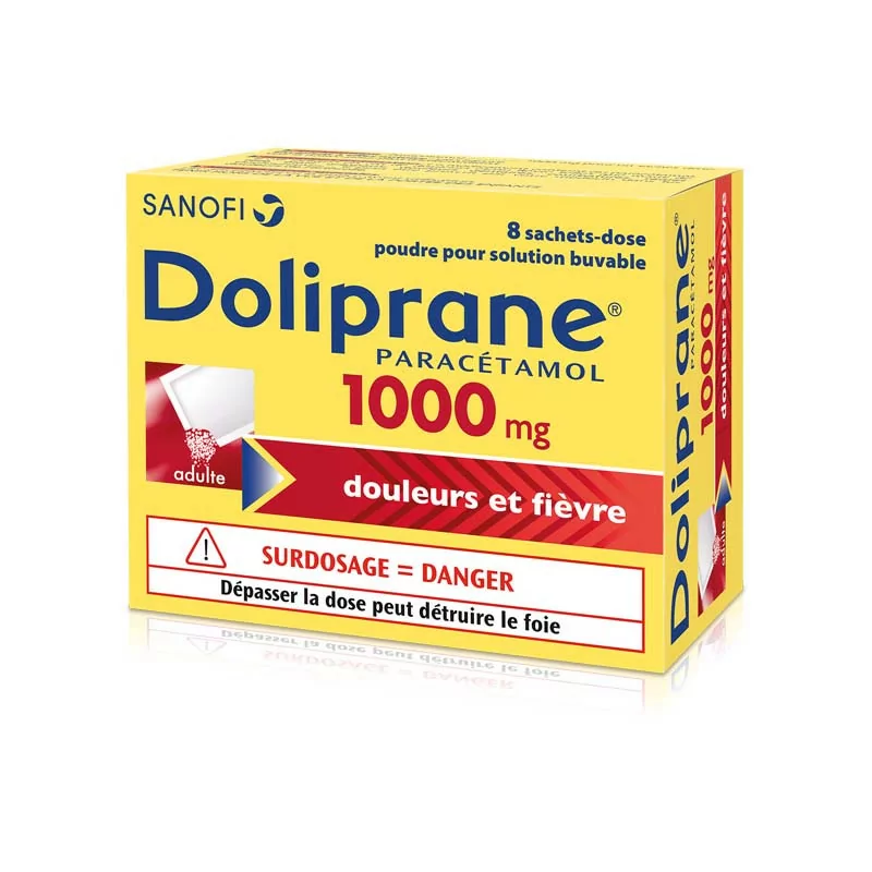 Doliprane 1000mg 8 sachets-dose