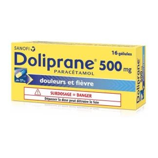 Doliprane 500mg 16 gélules